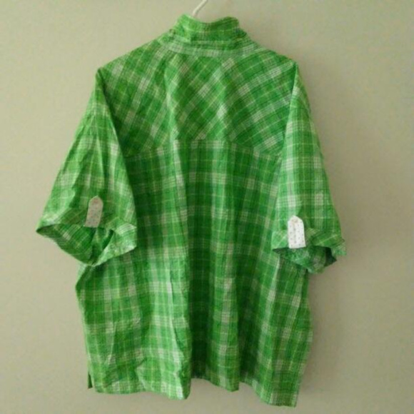 ERIKA Green Plaid Shirt - Picture 2 of 6